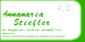 annamaria stiefler business card